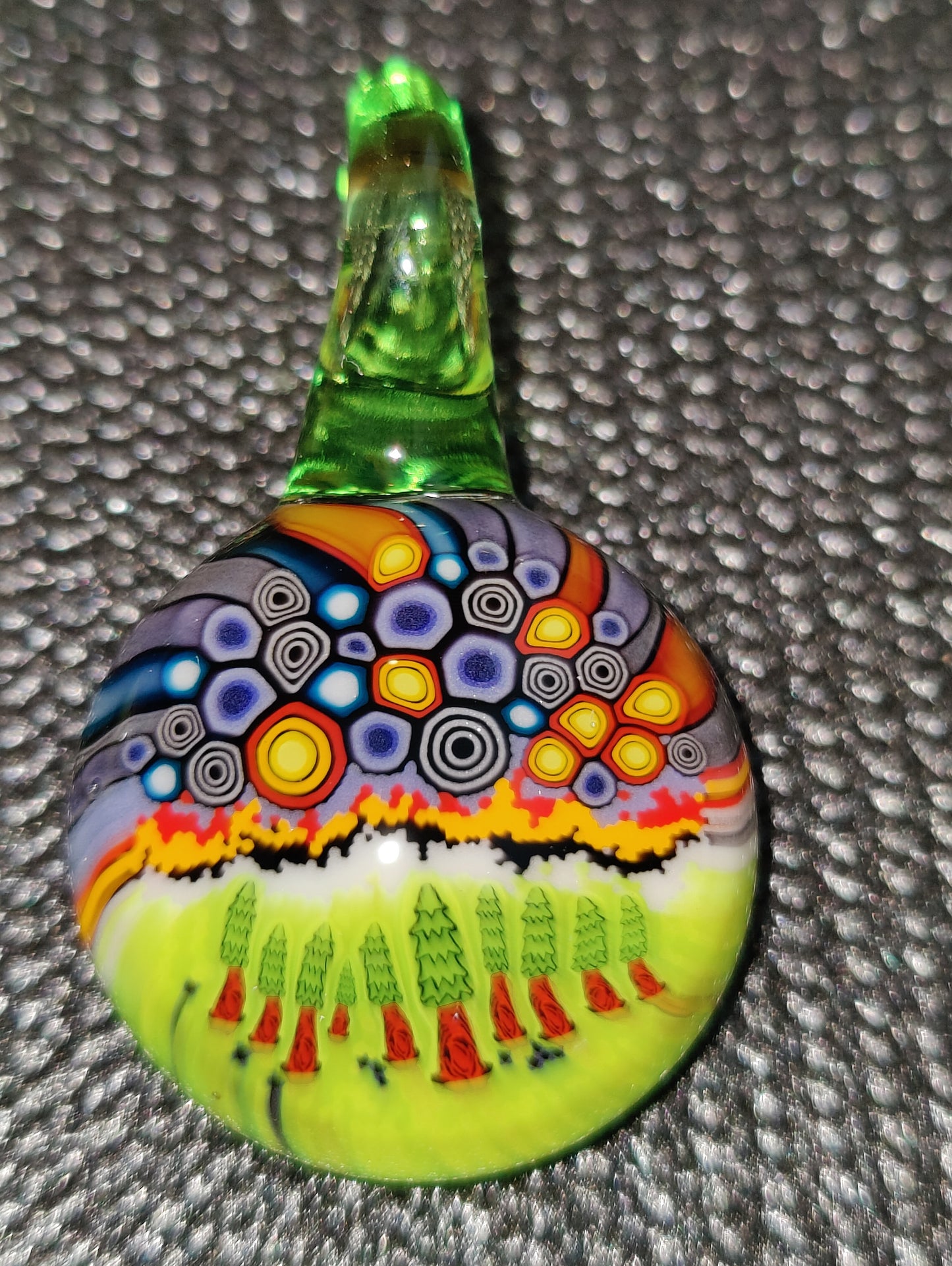 Murrine cane #22 pendant