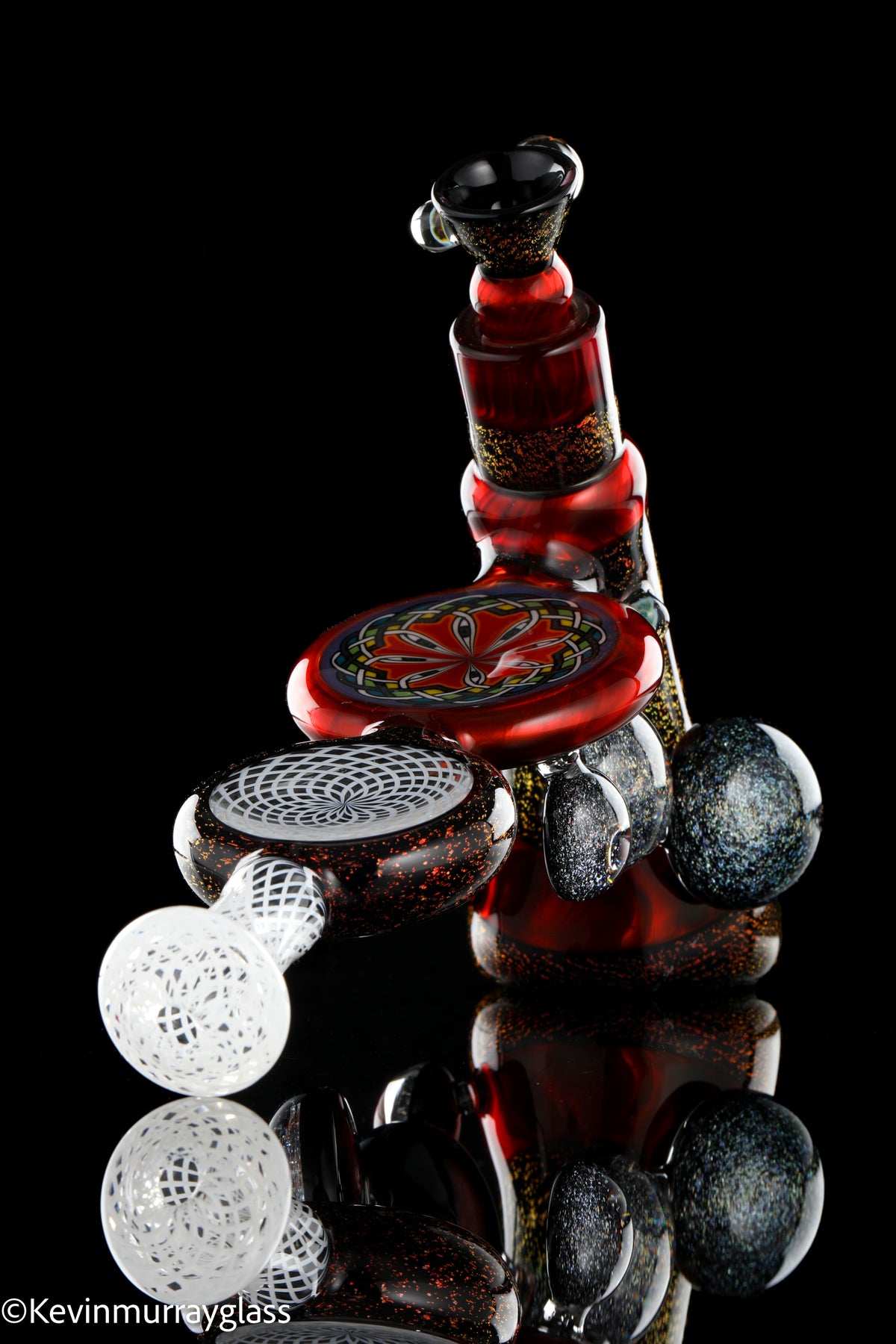 Mohawk skull bubbler