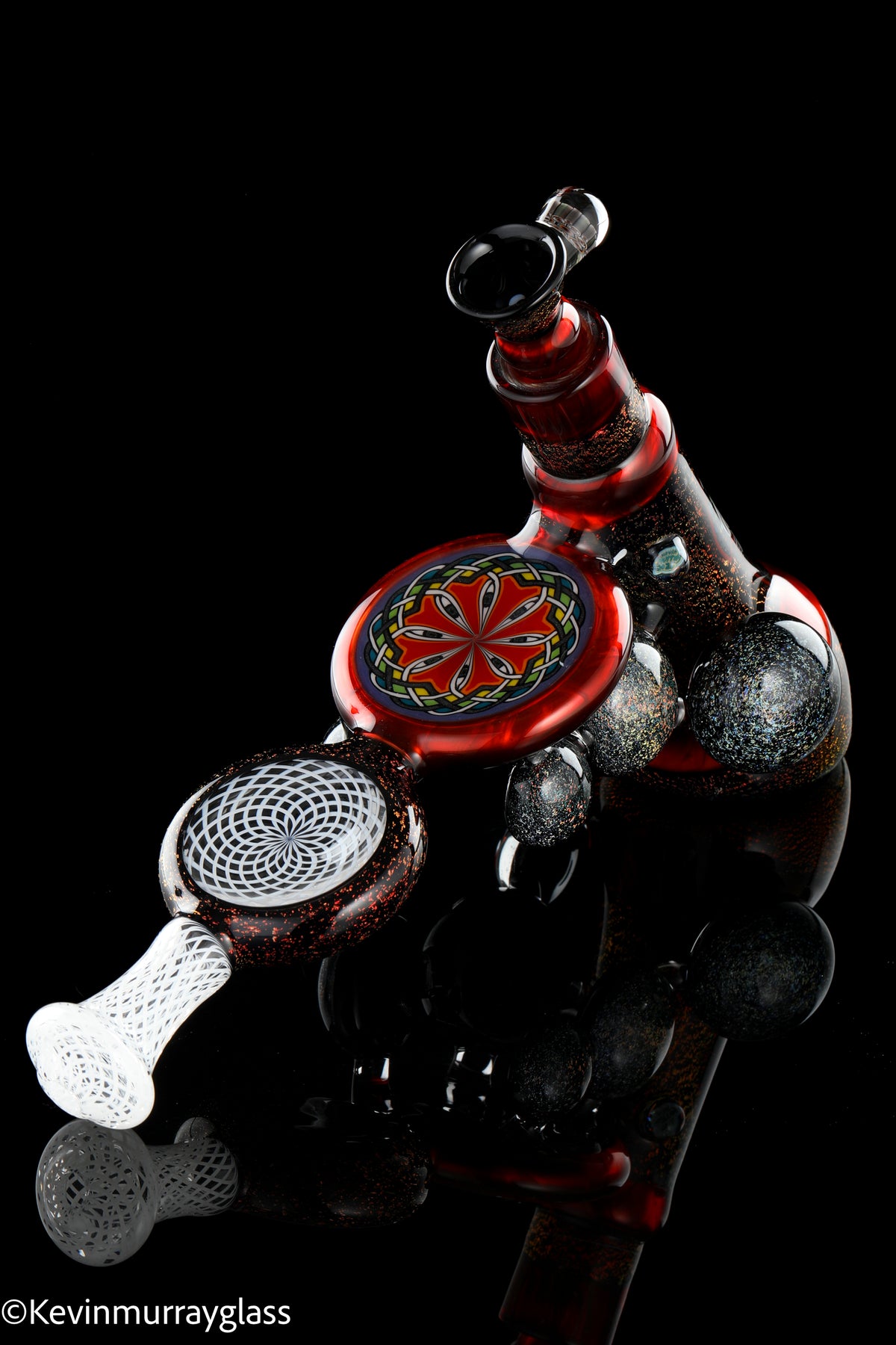 Mohawk skull bubbler