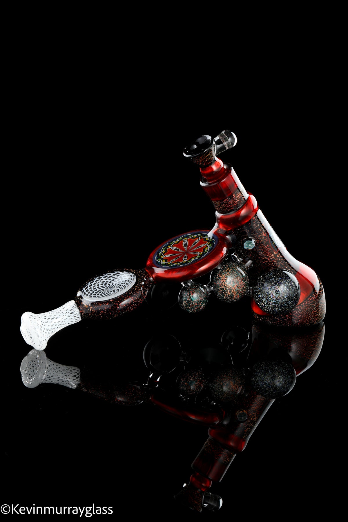 Mohawk skull bubbler