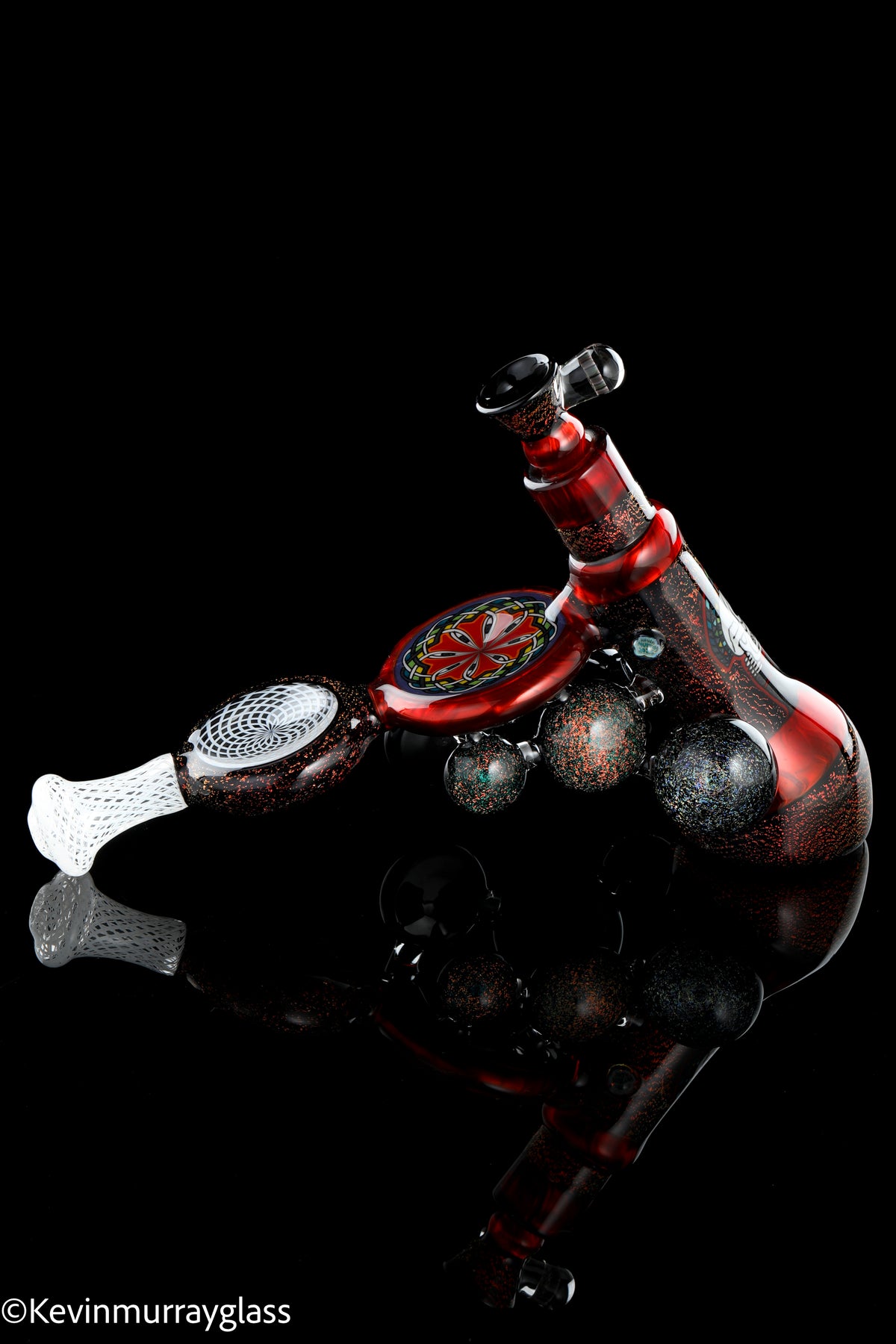 Mohawk skull bubbler