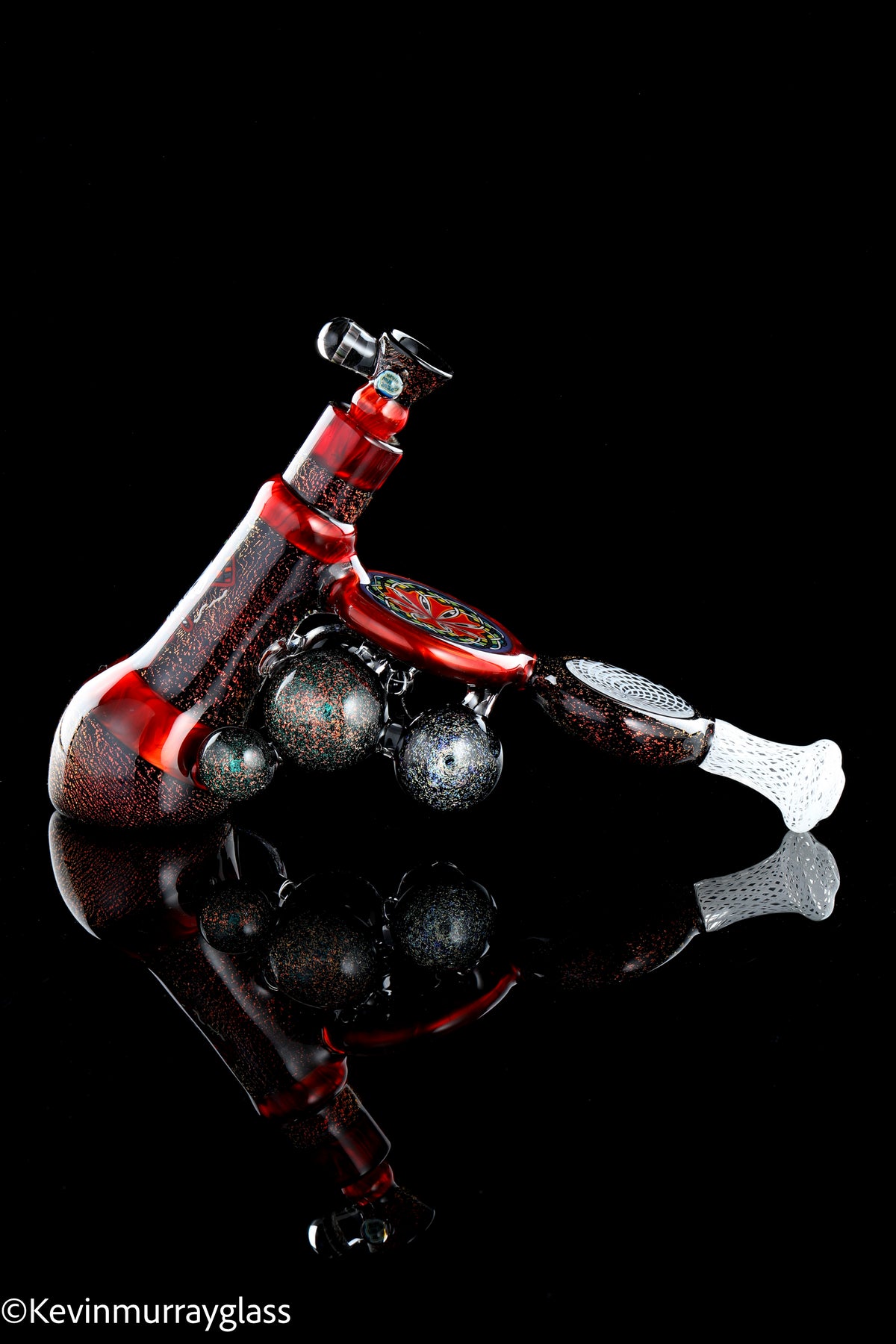 Mohawk skull bubbler