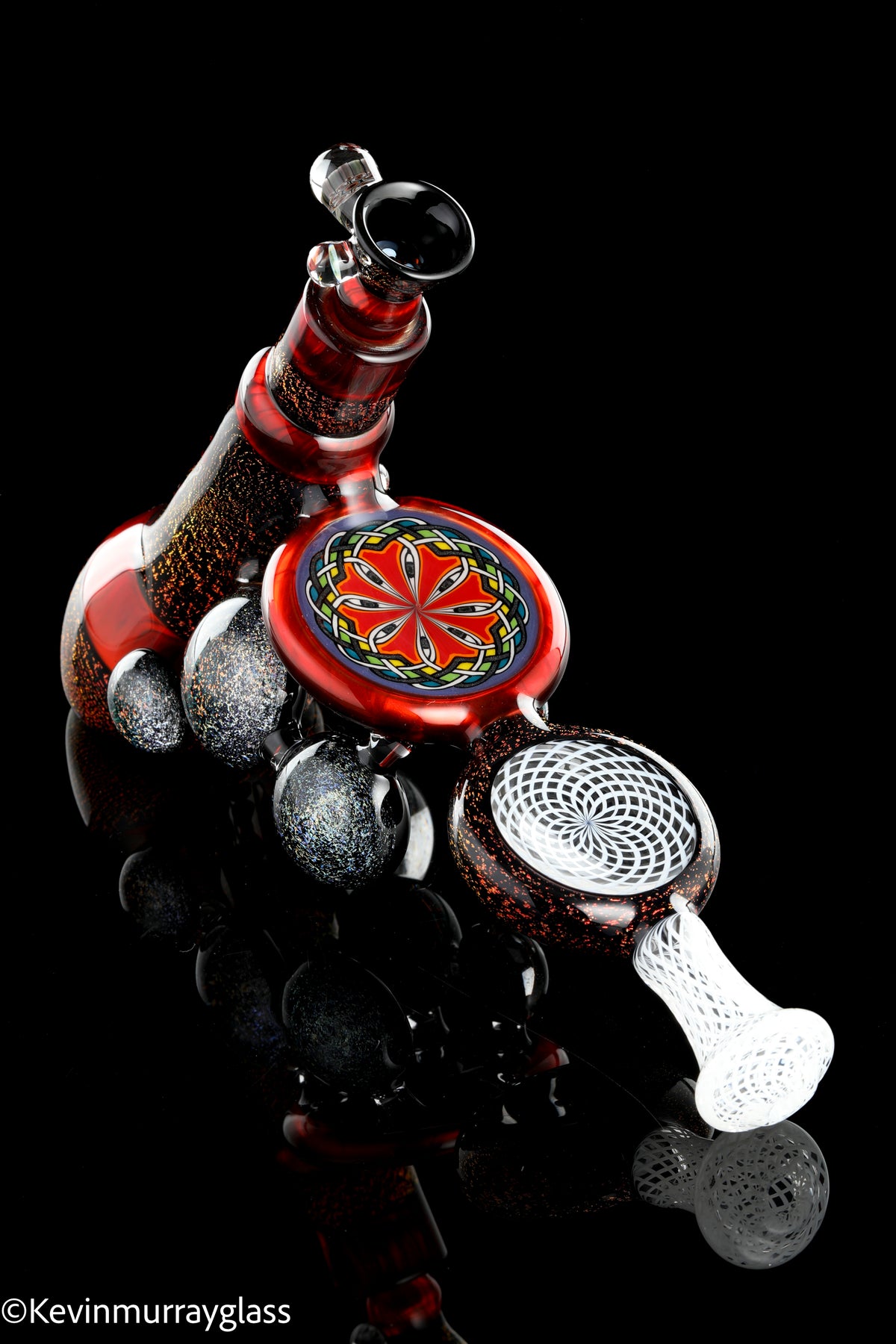 Mohawk skull bubbler