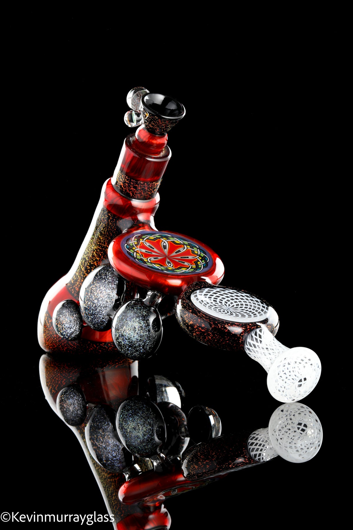 Mohawk skull bubbler