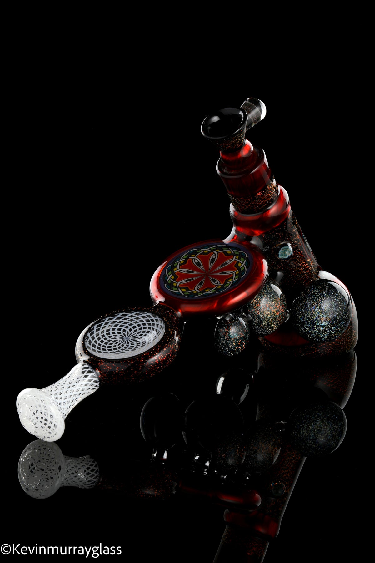 Mohawk skull bubbler