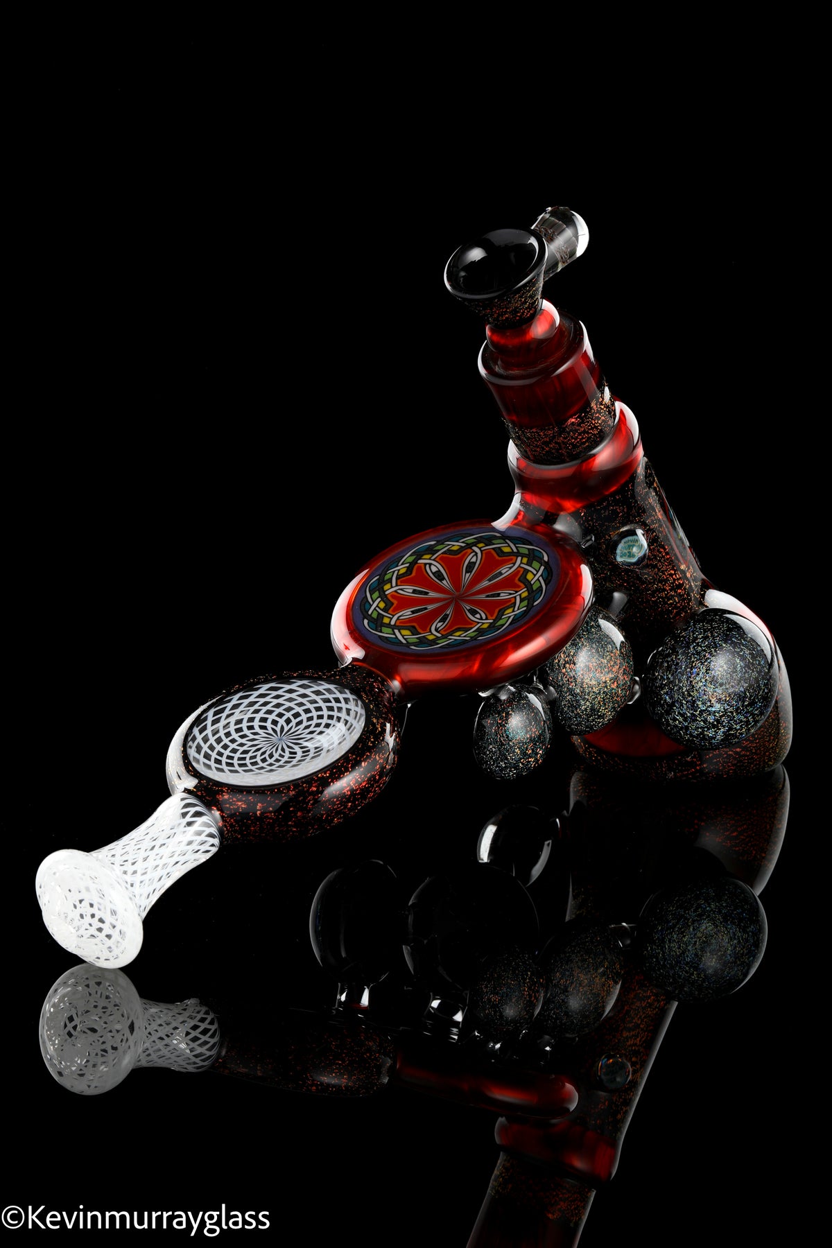 Mohawk skull bubbler
