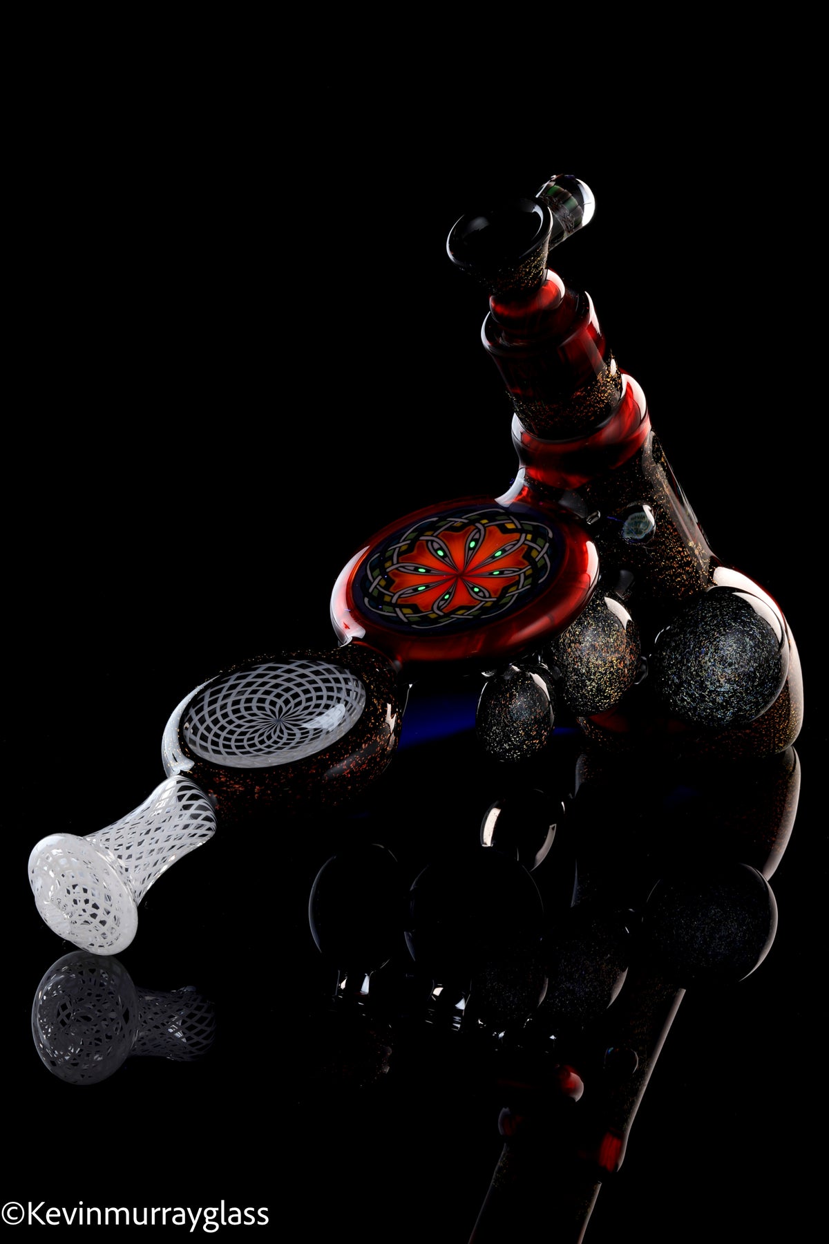 Mohawk skull bubbler
